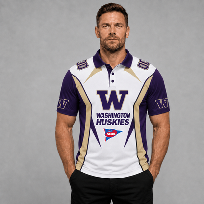 EXCLUSIVE EDITION - NEW CUSTOMIZED NCAA FBS19 WSH WASHINGTON HUSKIES POLO SHIRT, ZIP POLO SHIRT, HOODIE, ZIP HOODIE, T-SHIRT & SWEATSHIRT