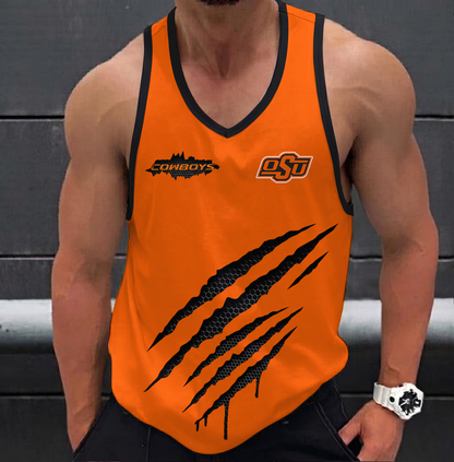 SPECIAL EDITION - NEW CUSTOMIZED NCAA CWS19 OSC OKLAHOMA STATE COWBOYS UNISEX TANK TOP