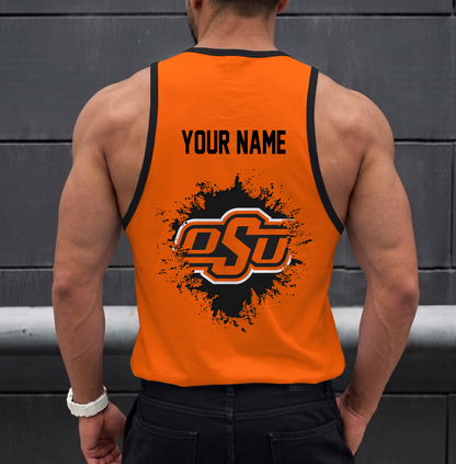 SPECIAL EDITION - NEW CUSTOMIZED NCAA CWS19 OSC OKLAHOMA STATE COWBOYS UNISEX TANK TOP