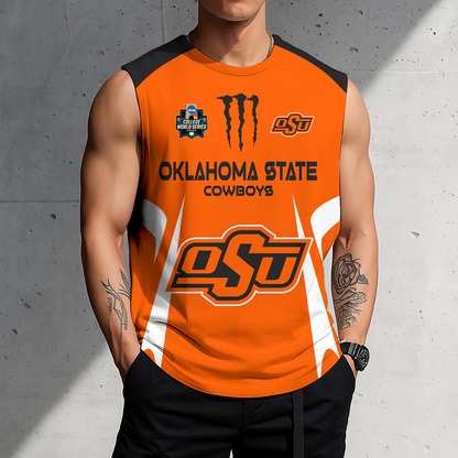 ACTIVE OFFER - NEW CUSTOMIZED | NCAA CWS19 OSC OS COWBOYS MEN'S GYM SHIRT
