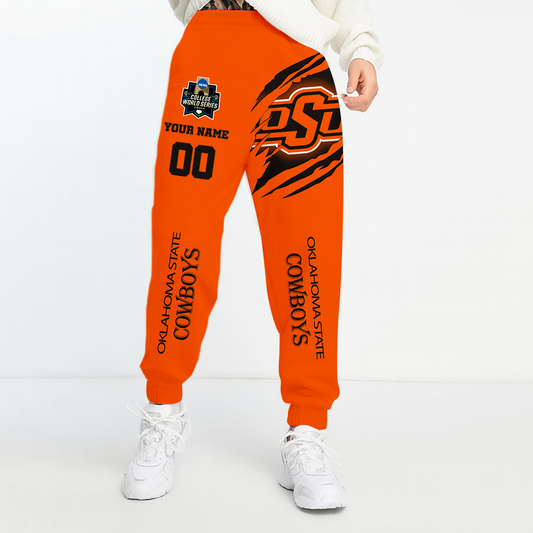 LIMITED DROP - NEW CUSTOMIZED | NCAA CWS19 OSC OS COWBOYS UNISEX LONG PANTS