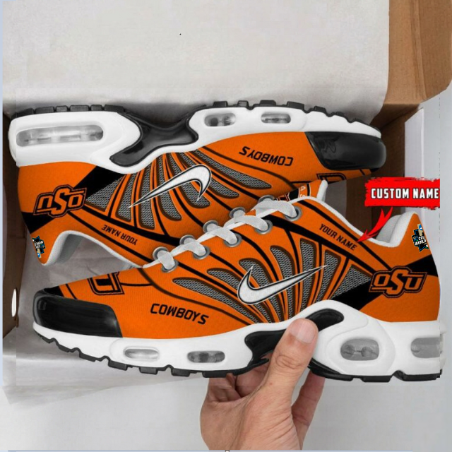 ELITE EDITION - NEW CUSTOMIZED NCAA CWS19 OSC OS COWBOYS UNISEX AIR MAX PLUS SNEAKERS