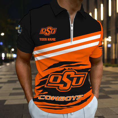SPECIAL EDITION - NEW CUSTOMIZED NCAA CWS19 OSC OKLAHOMA STATE COWBOYS T-SHIRT, POLO SHIRT, ZIP POLO SHIRT, SWEATSHIRT, HOODIE & ZIP HOODIE
