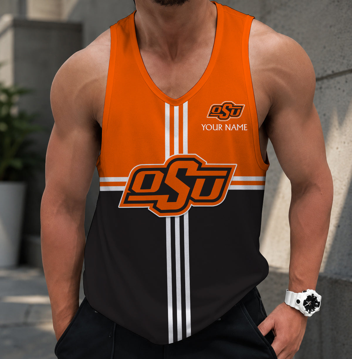 SPECIAL EDITION - NEW CUSTOMIZED NCAA CWS19 OSC OKLAHOMA STATE COWBOYS UNISEX TANK TOP