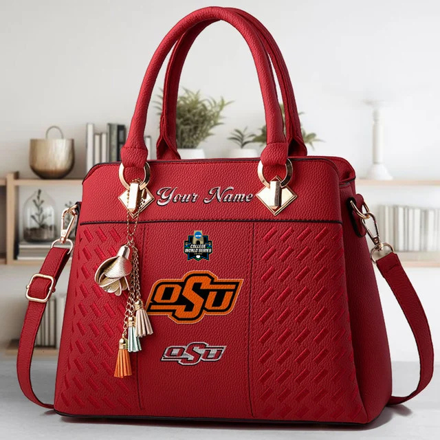 VIRAL EDITON - NEW CUSTOMIZED NCAA CWS19 OSC OS COWBOYS ZIP HANDBAG MULTICOLOR
