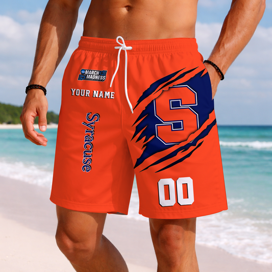 LIMITED DROP - NEW CUSTOMIZED | NCAA MAM19 SYO SY ORANGE SHORT PANTS