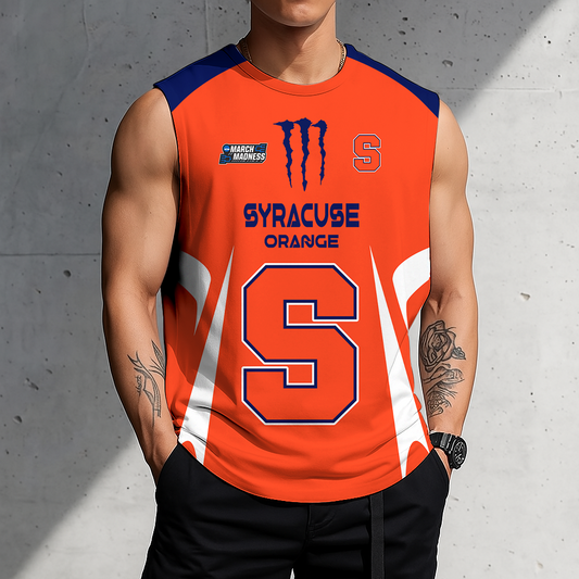 ACTIVE OFFER - NEW CUSTOMIZED | NCAA MAM19 SYO SY ORANGE MEN'S GYM SHIRT