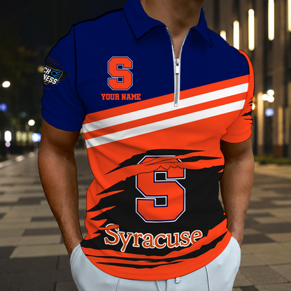 EXCLUSIVE EDITION - NEW CUSTOMIZED NCAA MAM19 SYO SYRACUSE ORANGE T-SHIRT, POLO SHIRT, ZIP POLO SHIRT, SWEATSHIRT, HOODIE & ZIP HOODIE
