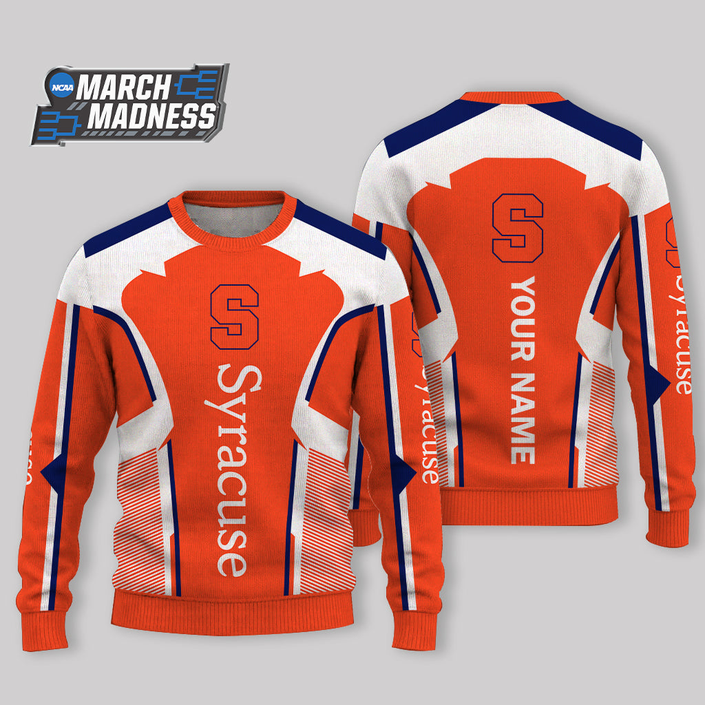LIMITED EDITION - NEW CUSTOMIZED NCAA MAM19 SYO SYRACUSE ORANGE UGLY SWEATER