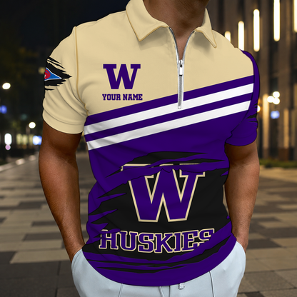 LIMITED EDITION - NEW CUSTOMIZED NCAA FBS19 WSH WASHINGTON HUSKIES POLO SHIRT, ZIP POLO SHIRT, HOODIE, ZIP HOODIE, T-SHIRT & SWEATSHIRT