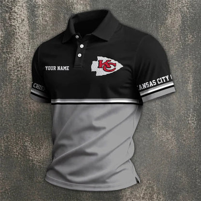 [SPECIAL OFFER] NEW CUSTOMIZED NFL01 KCC KANSAS CITY CHIEFS POLO SHIRT