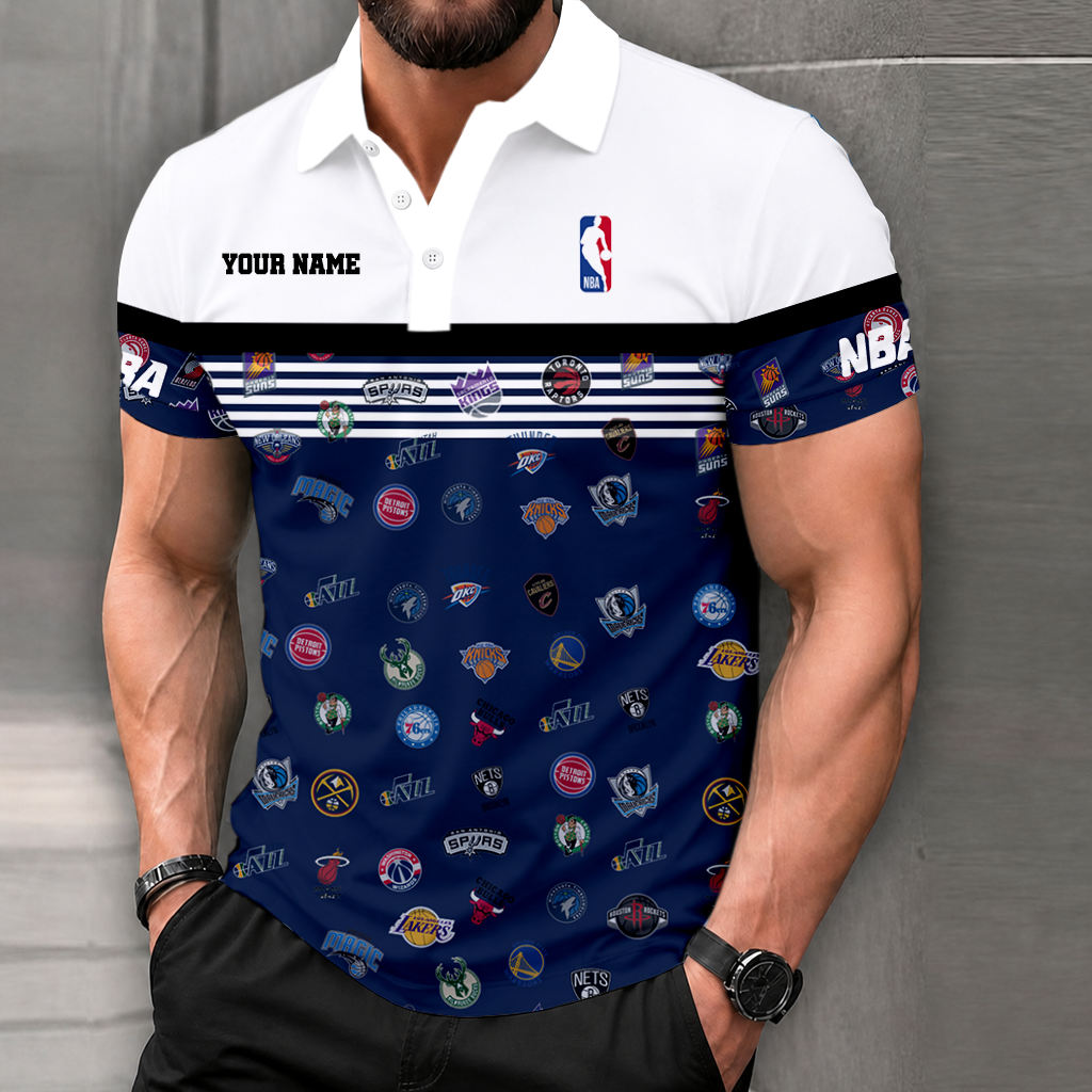 FINAL SALE - NEW CUSTOMIZED NBA32 NBA ALL TEAMS POLO SHIRT