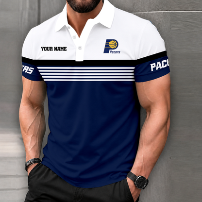 FINAL SALE - NEW CUSTOMIZED NBA06 IPA INDIANA PACERS POLO SHIRT