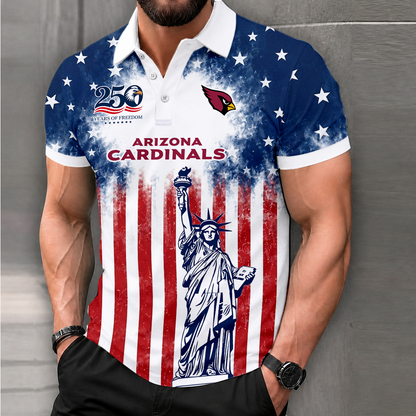 MEGA SALE - NEW CUSTOMIZED NFL20 ARC ARIZONA CARDINALS POLO SHIRT, ZIP POLO SHIRT & T-SHIRTS