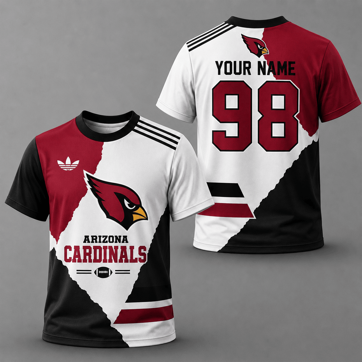 ELITE EDITION - NEW CUSTOMIZED NFL20 ARC ARIZONA CARDINALS T-SHIRTS, POLO SHIRT & ZIP POLO SHIRT