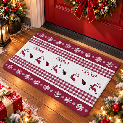 ELITE EDITION - NEW CUSTOMIZED NFL20 ARC ARIZONA CARDINALS WATER-ABSORBENT FLOOR MAT