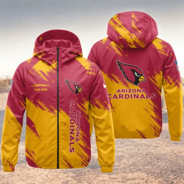 LIMITED EDITION - NEW CUSTOMIZED NFL20 ARC ARIZONA CARDINALS WINDBREAKER JACKET