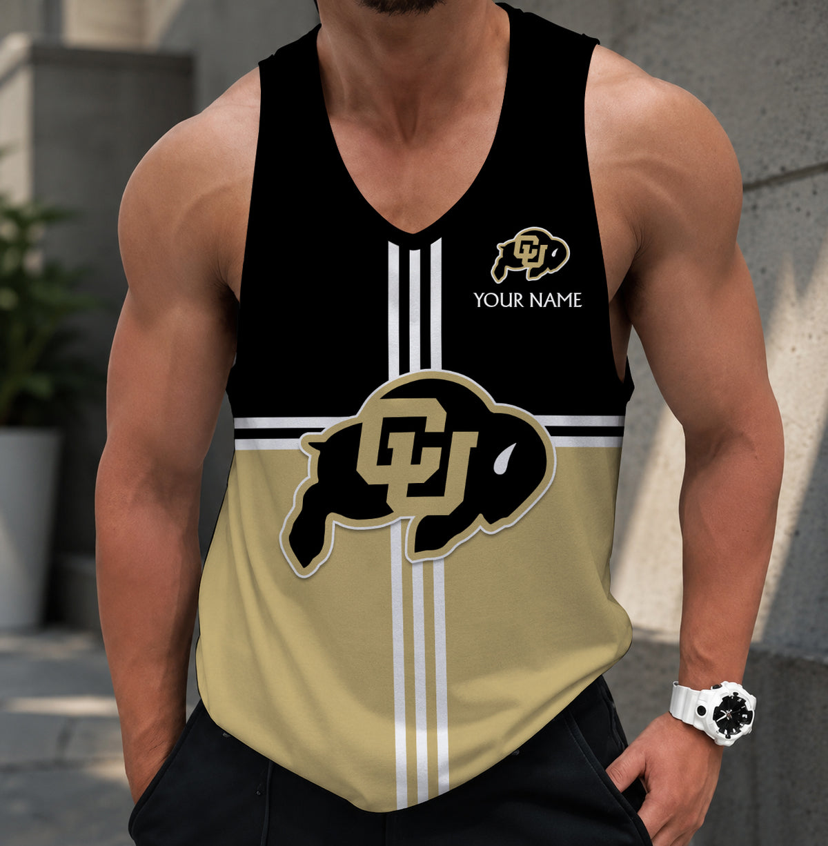 SPECIAL EDITION - NEW CUSTOMIZED NCAA FBS20 CRB COLORADO BUFFALOES UNISEX TANK TOP