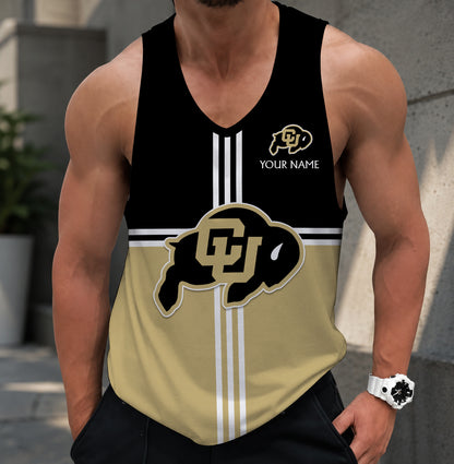 SPECIAL EDITION - NEW CUSTOMIZED NCAA FBS20 CRB COLORADO BUFFALOES UNISEX TANK TOP