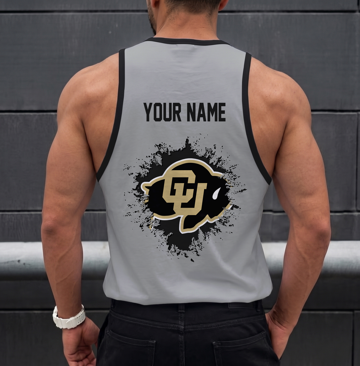 SPECIAL EDITION - NEW CUSTOMIZED NCAA FBS20 CRB COLORADO BUFFALOES UNISEX TANK TOP