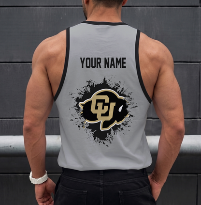 SPECIAL EDITION - NEW CUSTOMIZED NCAA FBS20 CRB COLORADO BUFFALOES UNISEX TANK TOP