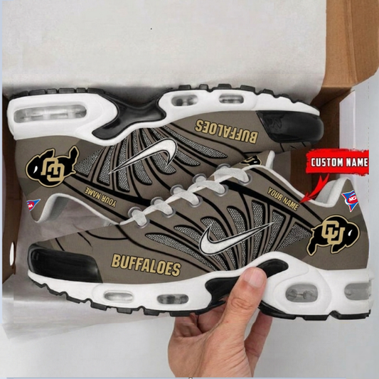 ELITE EDITION - NEW CUSTOMIZED NCAA FBS20 CRB CR BUFFALOES UNISEX AIR MAX PLUS SNEAKERS