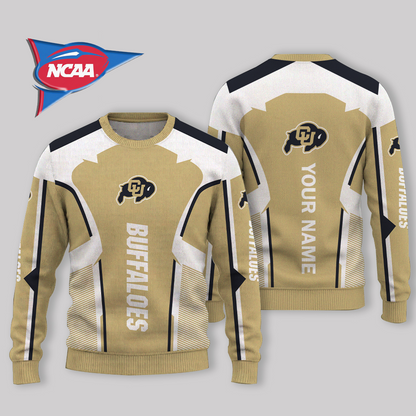 LIMITED EDITION - NEW CUSTOMIZED NCAA FBS20 CRB COLORADO BUFFALOES UGLY SWEATER