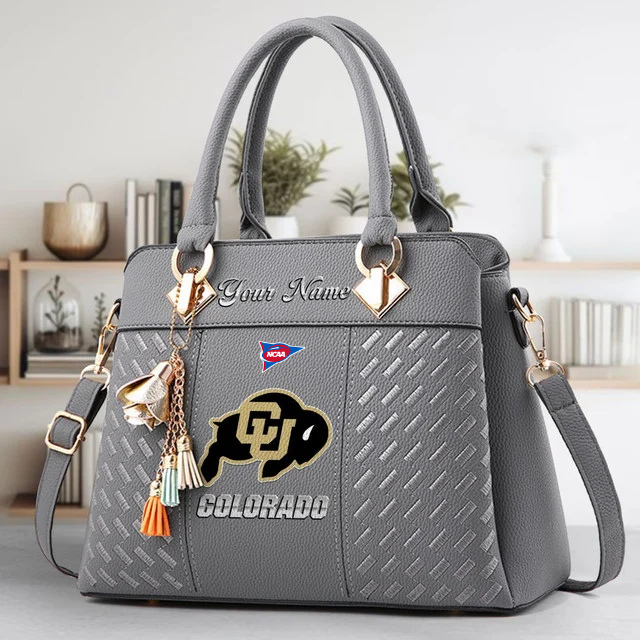 LIMITED EDITION - NEW CUSTOMIZED NCAA FBS20 CRB CR BUFFALOES ZIP HANDBAG MULTICOLOR