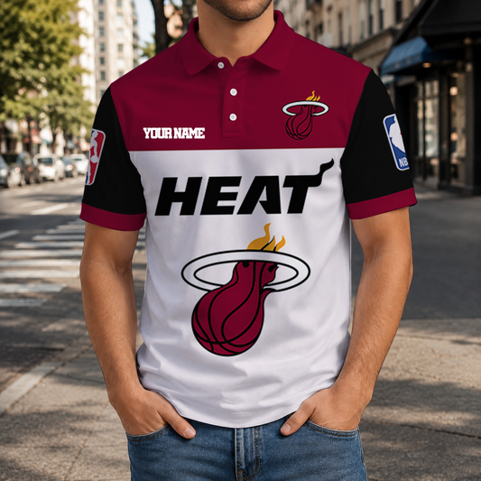 VIRAL EDITION - NEW CUSTOMIZED NBA20 MHE MIAMI HEAT T-SHIRT, POLO SHIRT, ZIP POLO SHIRT, SWEATSHIRT, HOODIE & ZIP HOODIE