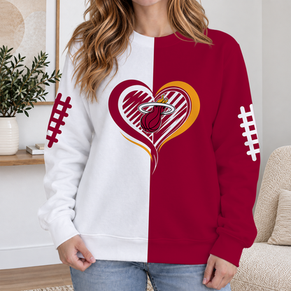 EXCLUSIVE EDITION - NEW CUSTOMIZED NBA20 MHE MIAMI HEAT RIBBED HOODIE & SWEATSHIRT