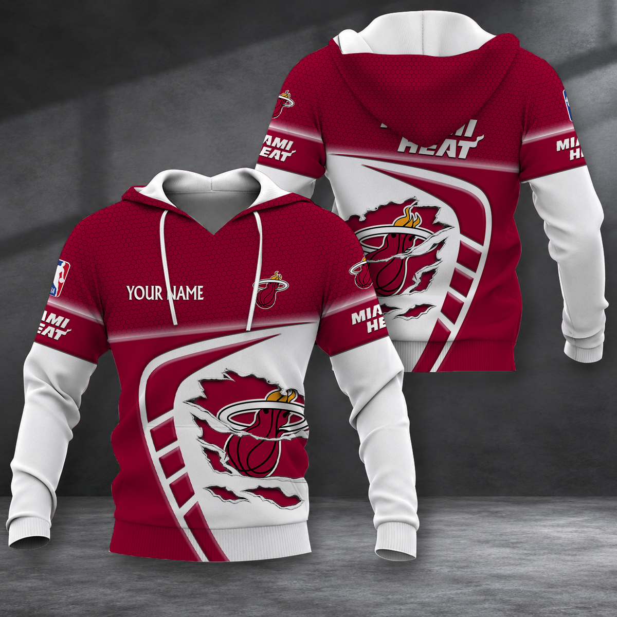 FINAL SALE - NEW CUSTOMIZED NBA20 MHE MIAMI HEAT T-SHIRT, POLO SHIRT, ZIP POLO SHIRT, SWEATSHIRT, HOODIE & ZIP HOODIE