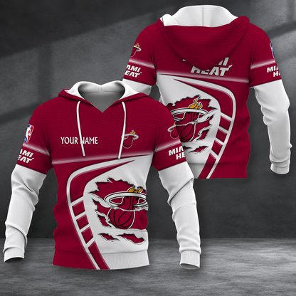 FINAL SALE - NEW CUSTOMIZED NBA20 MHE MIAMI HEAT T-SHIRT, POLO SHIRT, ZIP POLO SHIRT, SWEATSHIRT, HOODIE & ZIP HOODIE