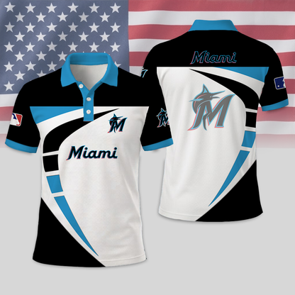 LIMITED EDITION - NEW CUSTOMIZED MLB20 MMS MIAMI MARLINS T-SHIRT, POLO SHIRT, ZIP POLO SHIRT, SWEATSHIRT, HOODIE & ZIP HOODIE