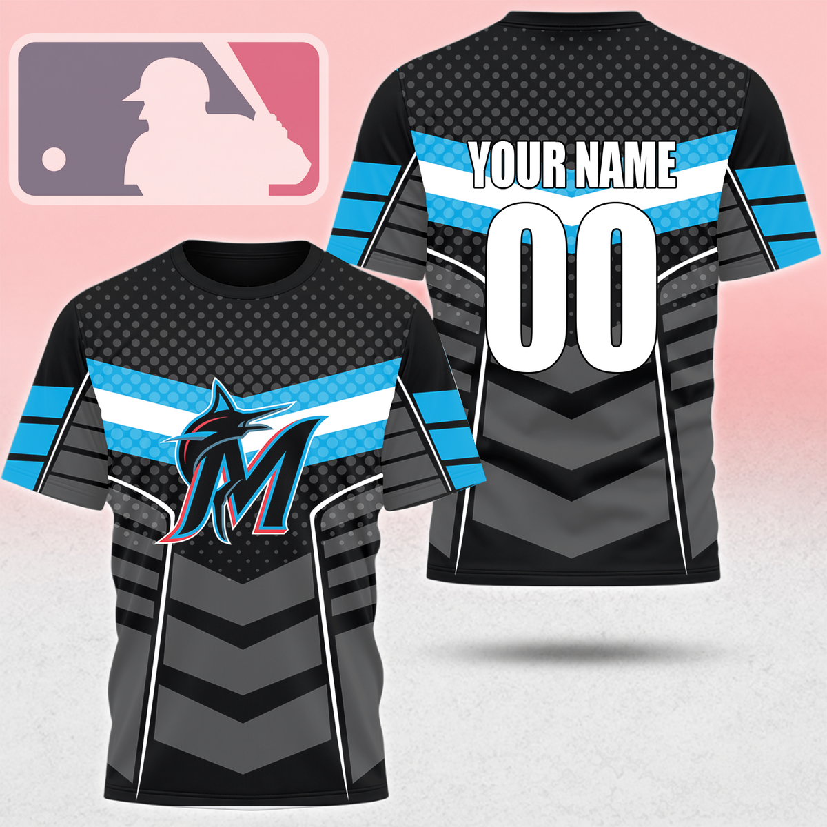 SPECIAL EDITION - NEW CUSTOMIZED MLB20 MMS MIAMI MARLINS T-SHIRT, POLO SHIRT, ZIP POLO SHIRT, SWEATSHIRT, HOODIE & ZIP HOODIE