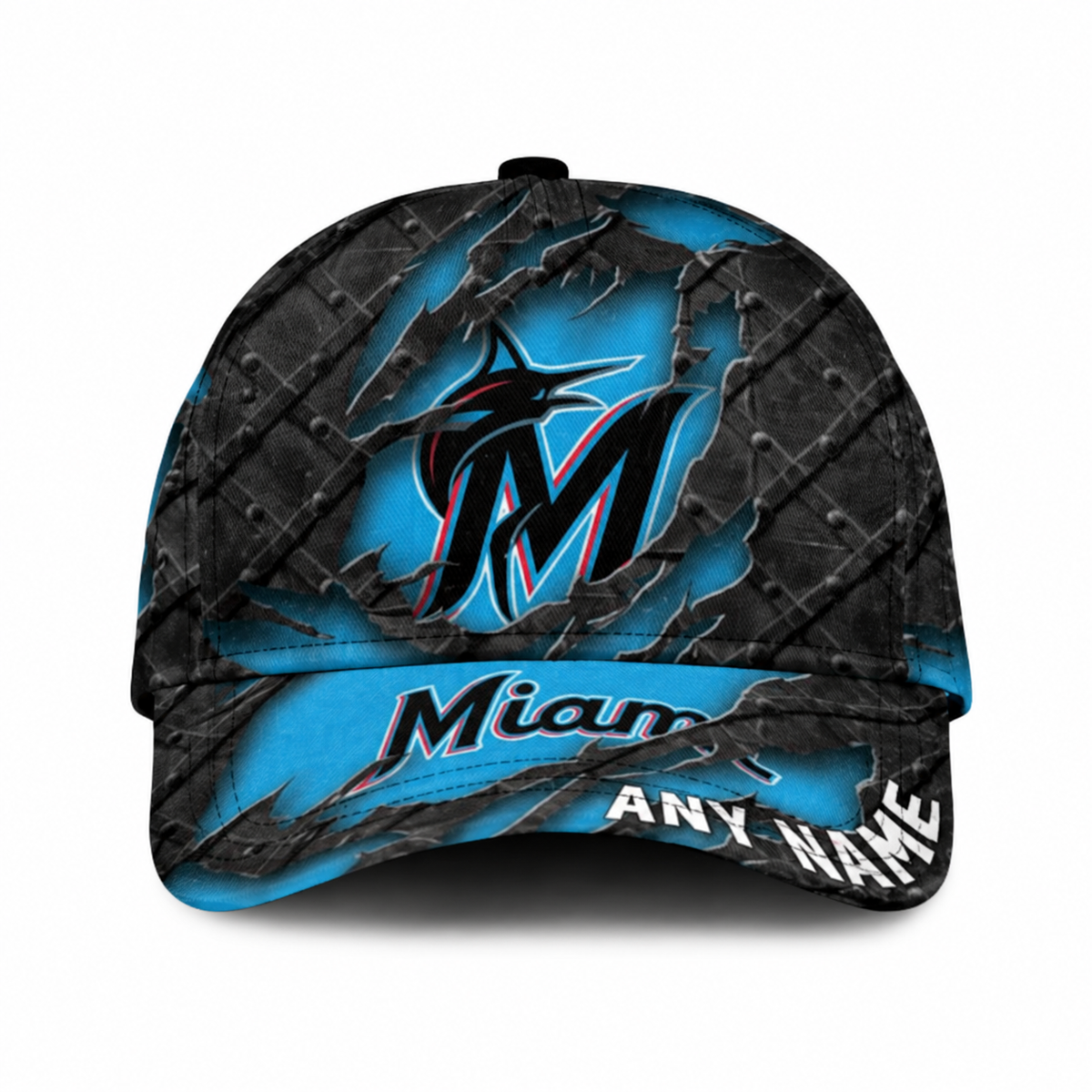ELITE EDITION - NEW CUSTOMIZED MLB20 MMS MIAMI MARLINS CLASSIC CAP