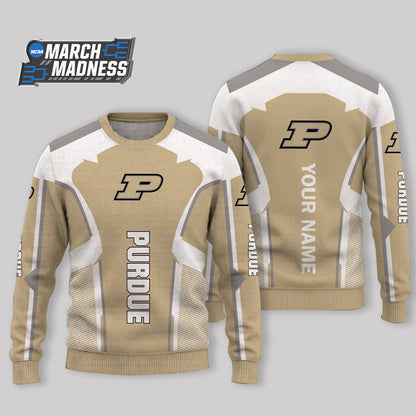 LIMITED EDITION - NEW CUSTOMIZED NCAA MAM20 PUB PURDUE BOILERMAKERS UGLY SWEATER