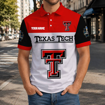 VIRAL EDITION - NEW CUSTOMIZED NCAA CWS20 TRR TEXAS TECH RED RAIDERS T-SHIRT, POLO SHIRT, ZIP POLO SHIRT, SWEATSHIRT, HOODIE & ZIP HOODIE