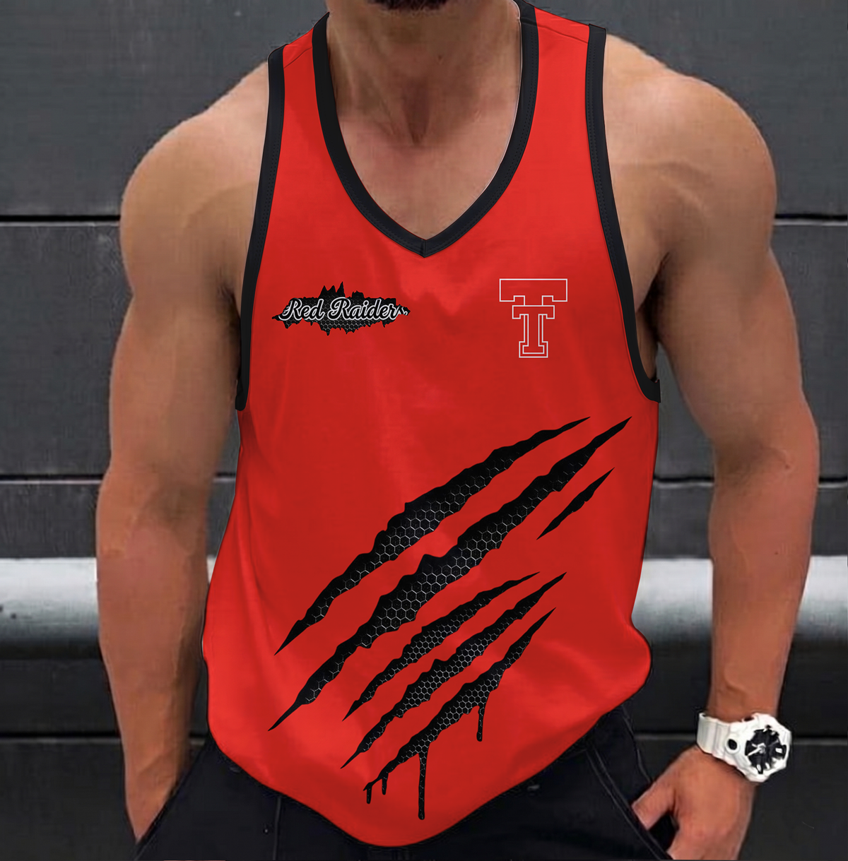 SPECIAL EDITION - NEW CUSTOMIZED NCAA CWS20 TRR TEXAS TECH RED RAIDERS UNISEX TANK TOP
