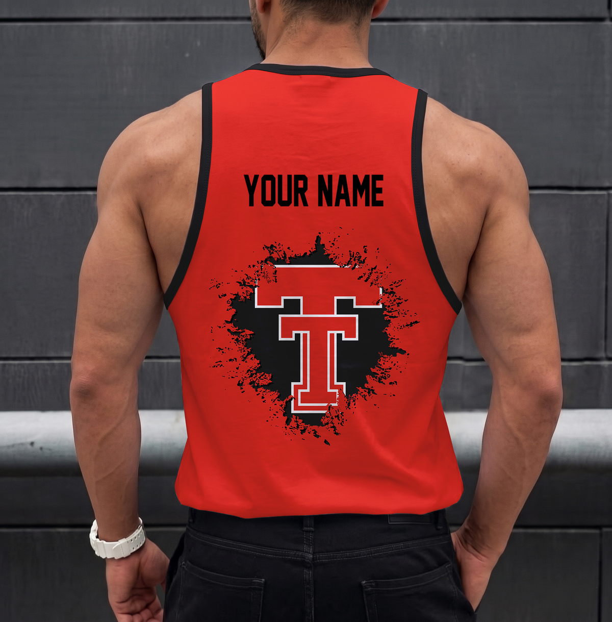 SPECIAL EDITION - NEW CUSTOMIZED NCAA CWS20 TRR TEXAS TECH RED RAIDERS UNISEX TANK TOP