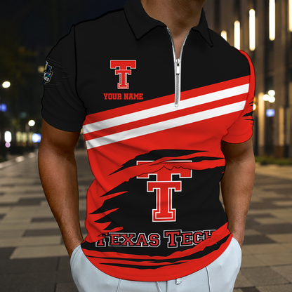 SPECIAL EDITION - NEW CUSTOMIZED NCAA CWS20 TRR TEXAS TECH RED RAIDERS T-SHIRT, POLO SHIRT, ZIP POLO SHIRT, SWEATSHIRT, HOODIE & ZIP HOODIE