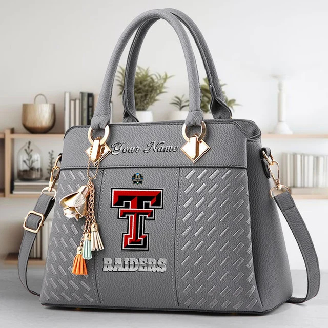 VIRAL EDITON - NEW CUSTOMIZED NCAA CWS20 TRR TR RAIDER ZIP HANDBAG MULTICOLOR