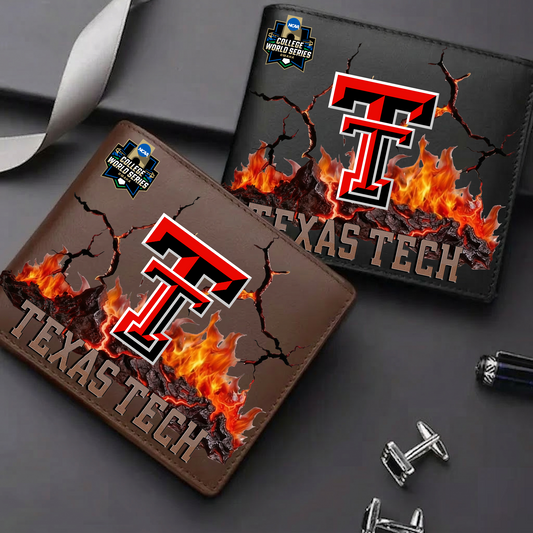 LIMITED EDITION - NEW CUSTOMIZED CWS NCAA20 TRR TR RAIDER LEATHER WALLET