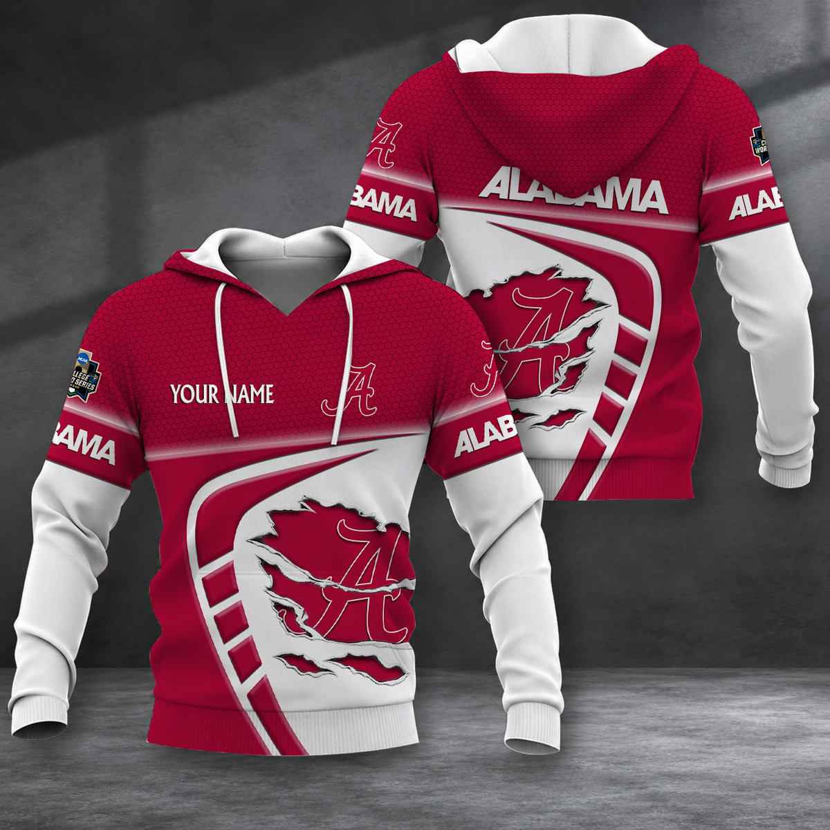 SPECIAL EDITION - NEW CUSTOMIZED NCAA CWS21 ABC ALABAMA CRIMSON TIDE T-SHIRT, POLO SHIRT, ZIP POLO SHIRT, SWEATSHIRT, HOODIE & ZIP HOODIE