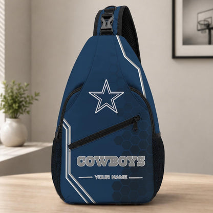 ELITE EDITION - NEW CUSTOMIZED NFL21 DCB DALLAS COWBOYS SLING BAG