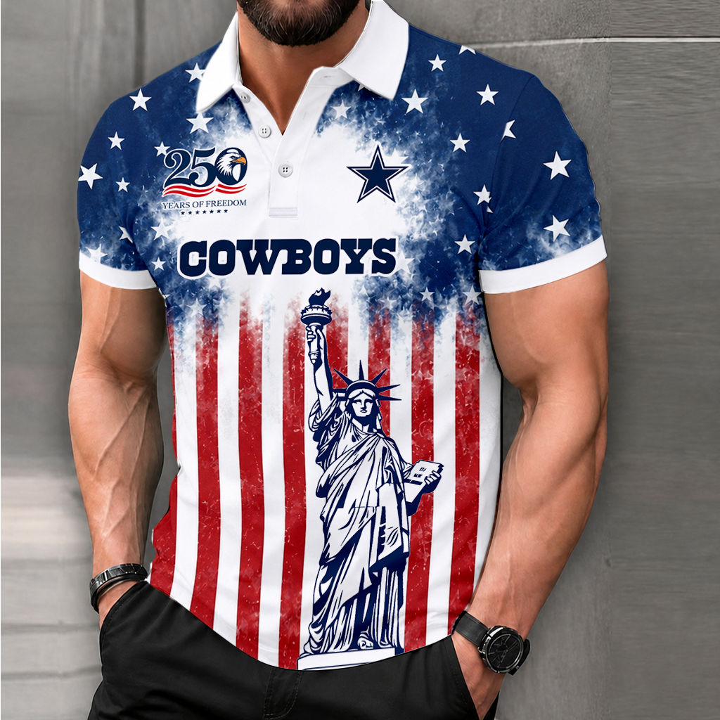 MEGA SALE - NEW CUSTOMIZED NFL21 DCB DALLAS COWBOYS POLO SHIRT, ZIP POLO SHIRT & T-SHIRTS