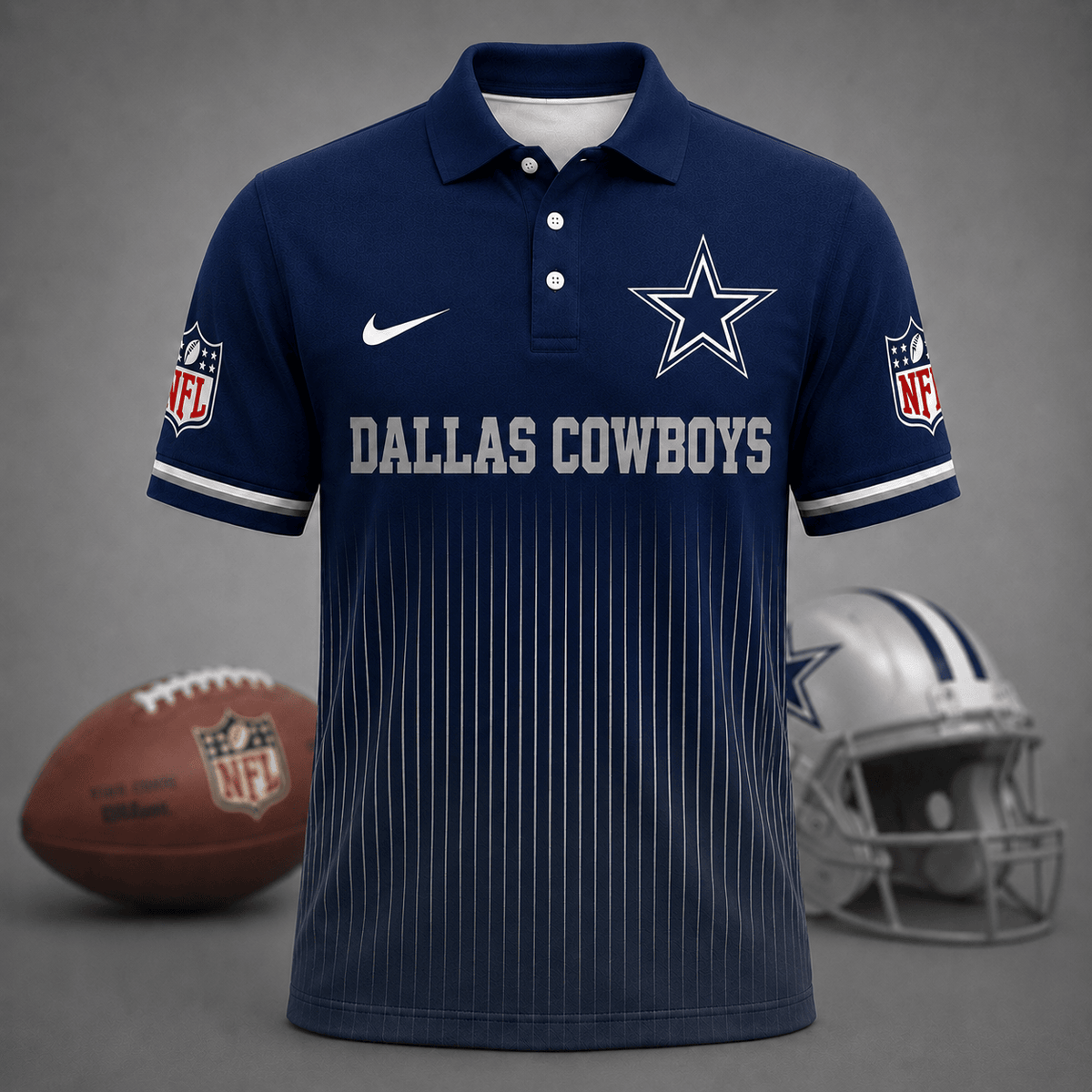 FINAL SALE - NEW CUSTOMIZED NFL21 DCB DALLAS COWBOYS T-SHIRT, POLO SHIRT, ZIP POLO SHIRT, SWEATSHIRT, HOODIE & ZIP HOODIE