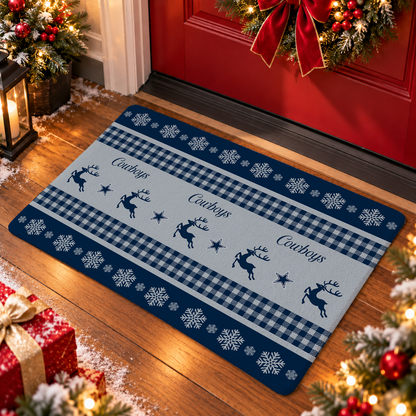 ELITE EDITION - NEW CUSTOMIZED NFL21 DCB DALLAS COWBOYS WATER-ABSORBENT FLOOR MAT