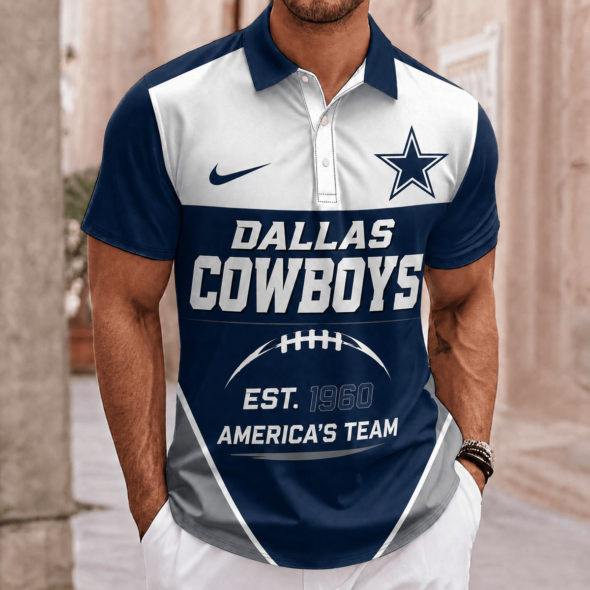 ELITE EDITION - NEW CUSTOMIZED NFL21 DCB DALLAS COWBOYS POLO SHIRT, ZIP POLO SHIRT & T-SHIRTS