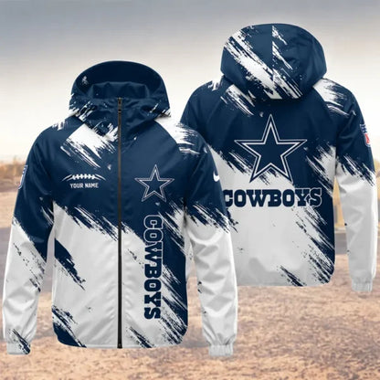 LIMITED EDITION - NEW CUSTOMIZED NFL21 DCB DALLAS COWBOYS WINDBREAKER JACKET