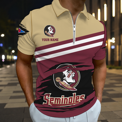 LIMITED EDITION - NEW CUSTOMIZED NCAA FBS21 FLS FLORIDA STATE SEMINOLES POLO SHIRT, ZIP POLO SHIRT, HOODIE, ZIP HOODIE, T-SHIRT & SWEATSHIRT